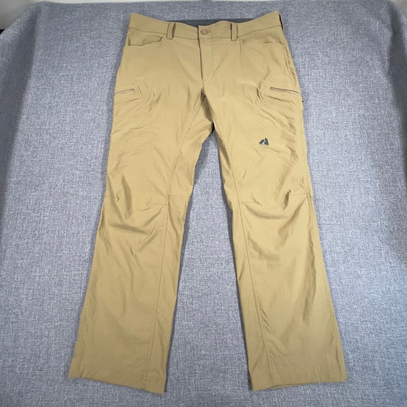 Eddie Bauer Other - Eddie Bauer Guide Pro Pants Mens 38x32 (Fits as 38x31) Tan Stretch Hiking Travel